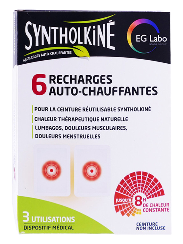 SyntholKiné Patch Recharges Auto-Chauffantes pour Ceinture
